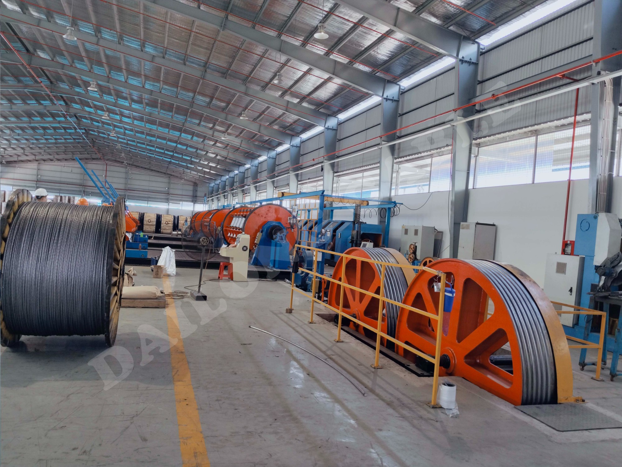 Superheated wire production machine