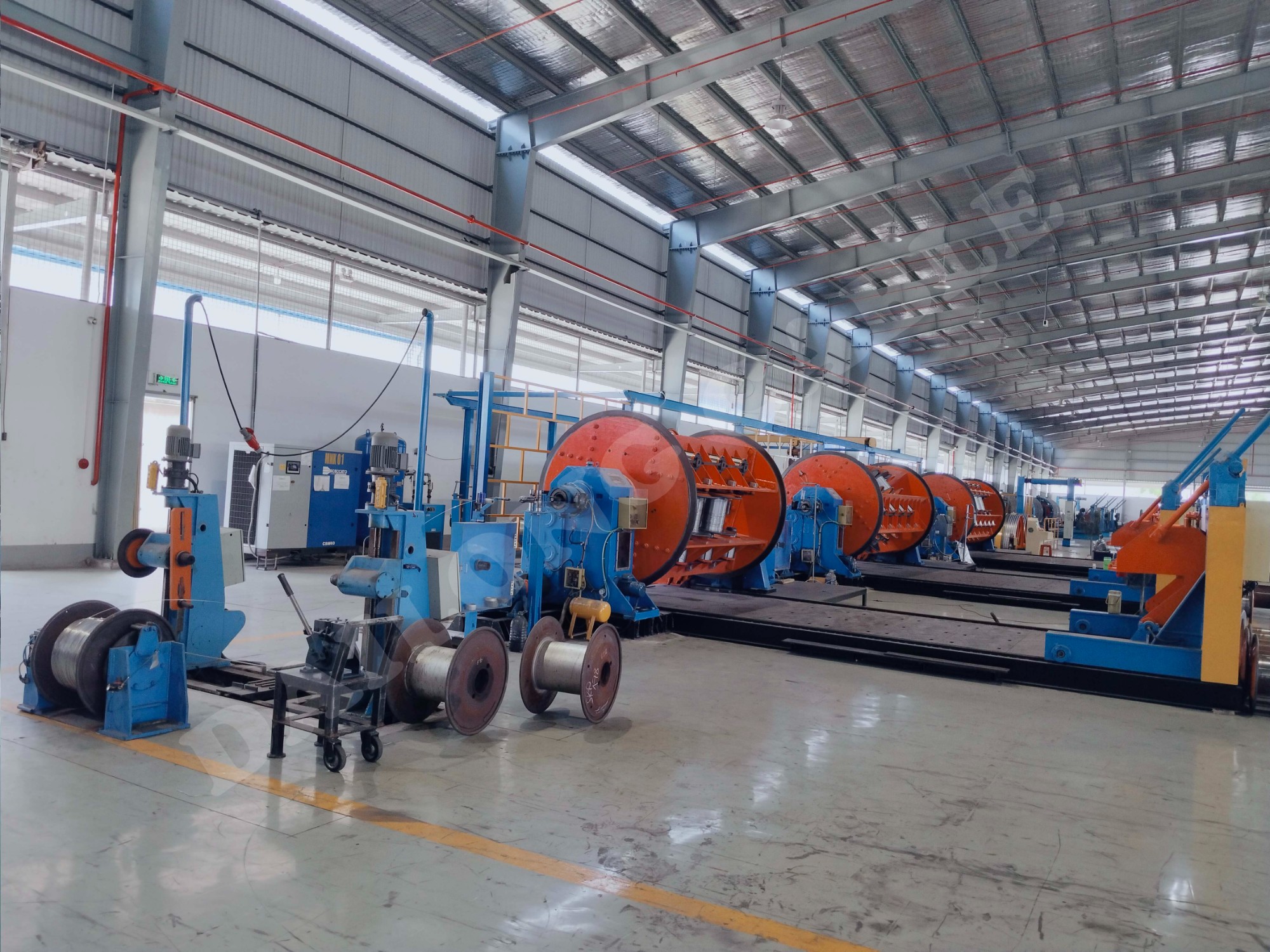 Superheated wire production machine