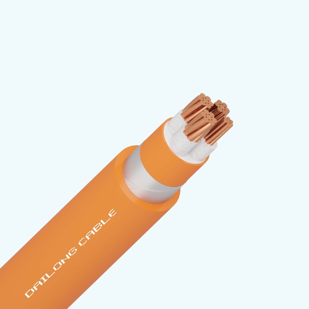 Cu/XLPE/PVC-Fr/DSTA/PVC-Fr 0,6/ 1kV