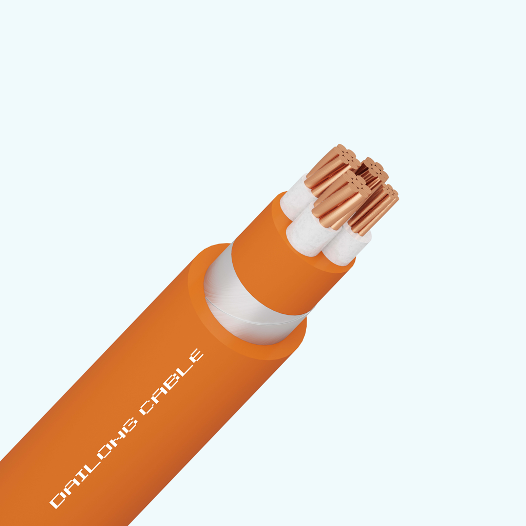 Cu/XLPE/PVC-Fr/DSTA/PVC-Fr 0,6/ 1kV